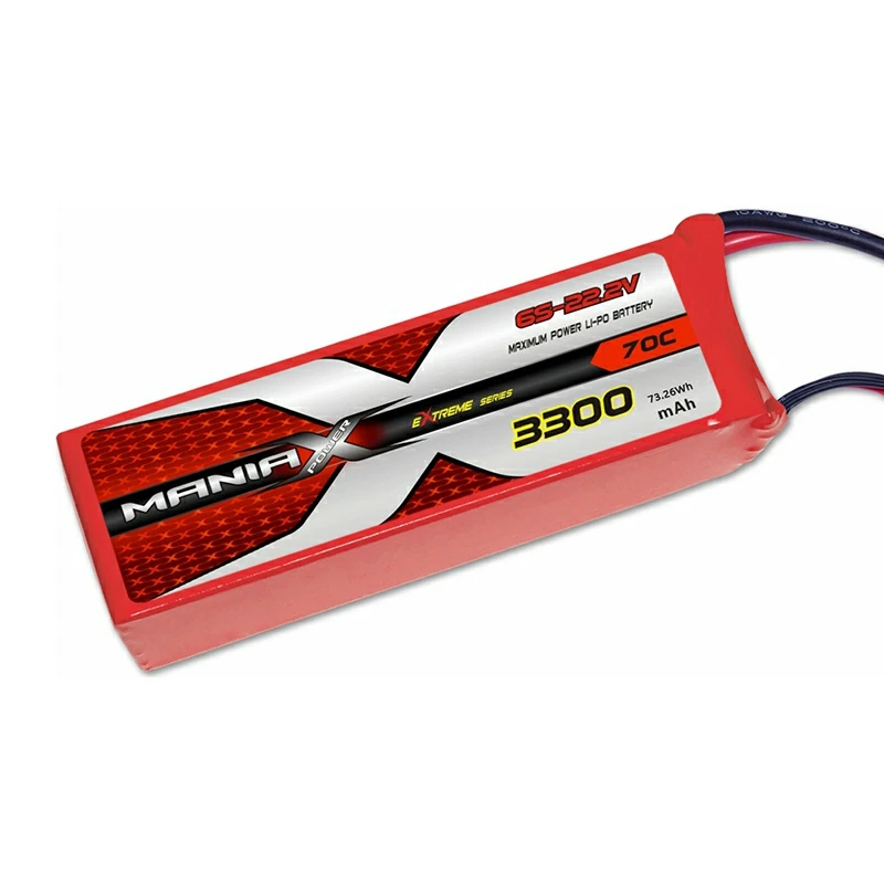 Bateria Lipo de 6S-22.2V 3300mAh 70C