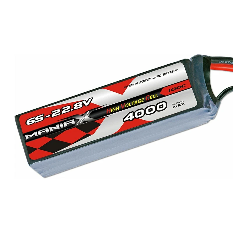 Bateria Lipo de 6S-22,8V 4000mAh 100C
