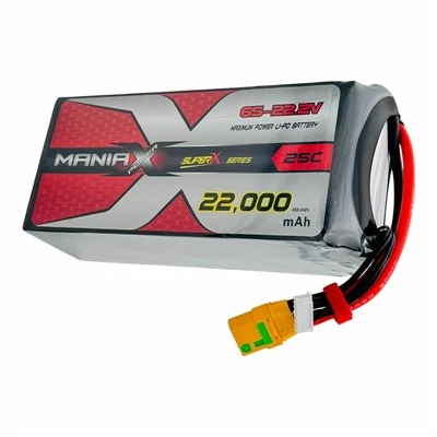 ManiaX Normal Lipo 6S-22.2V 22.000mAh 25C Drone e bateria UAV